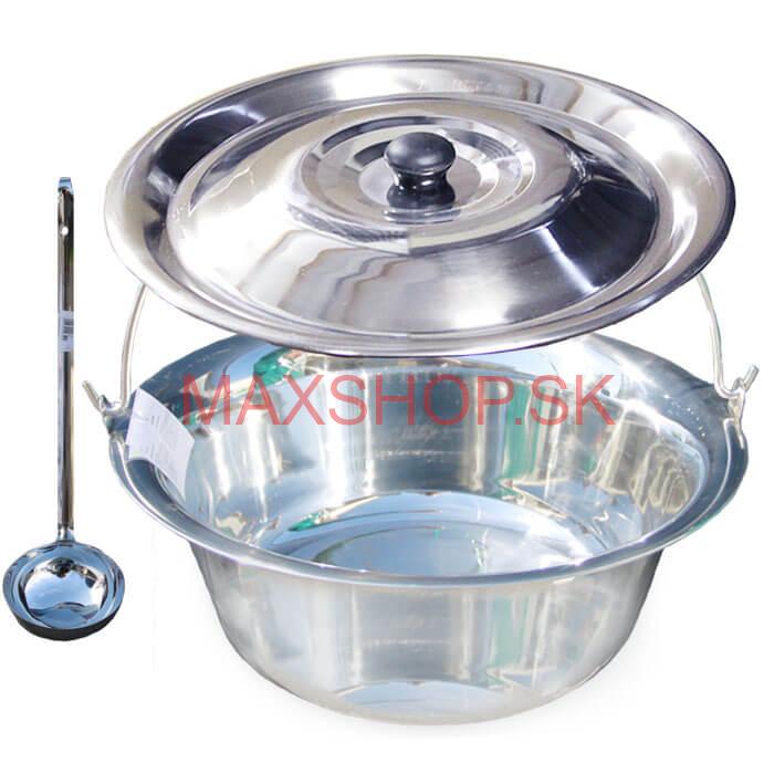 Antikorový kotlík 20 L (1,2 mm) + antikorová pokrievka