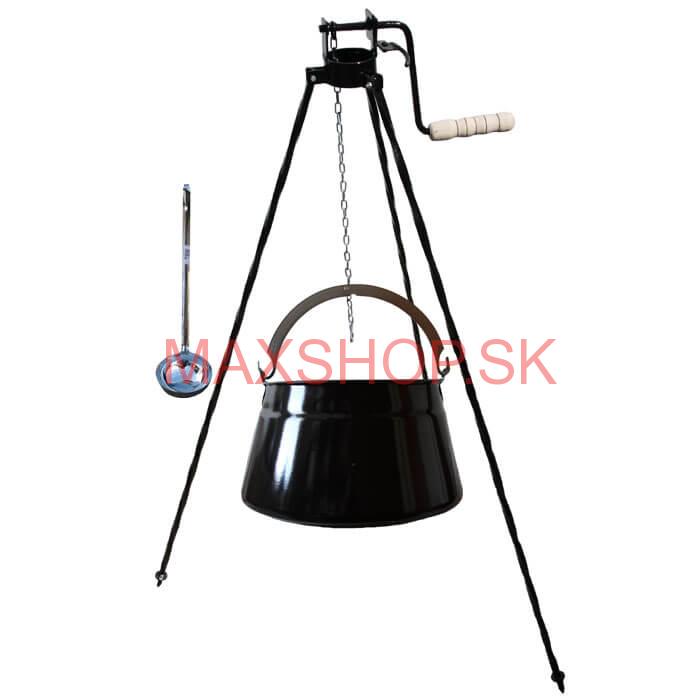 Kotlík na ryby 8 L + trojnožka s kladkou