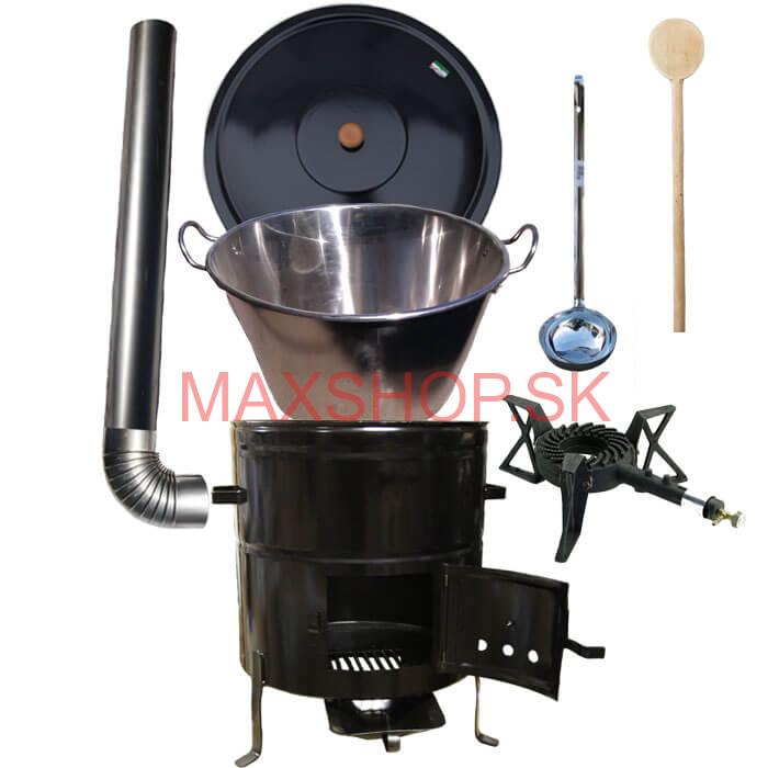 Zabíjačková súprava + nerezový kotol 70 L + horák KEMPER