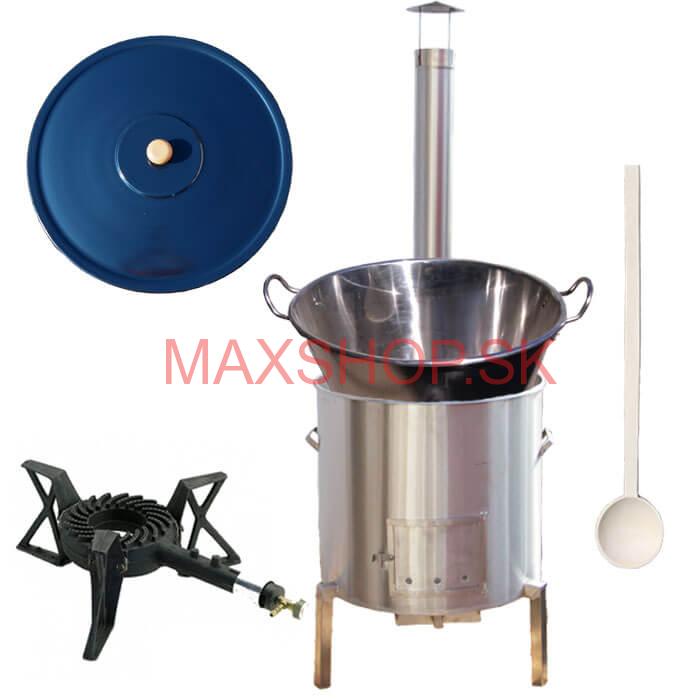 Zabíjačková súprava + nerezový kotol 70 L + horák KEMPER