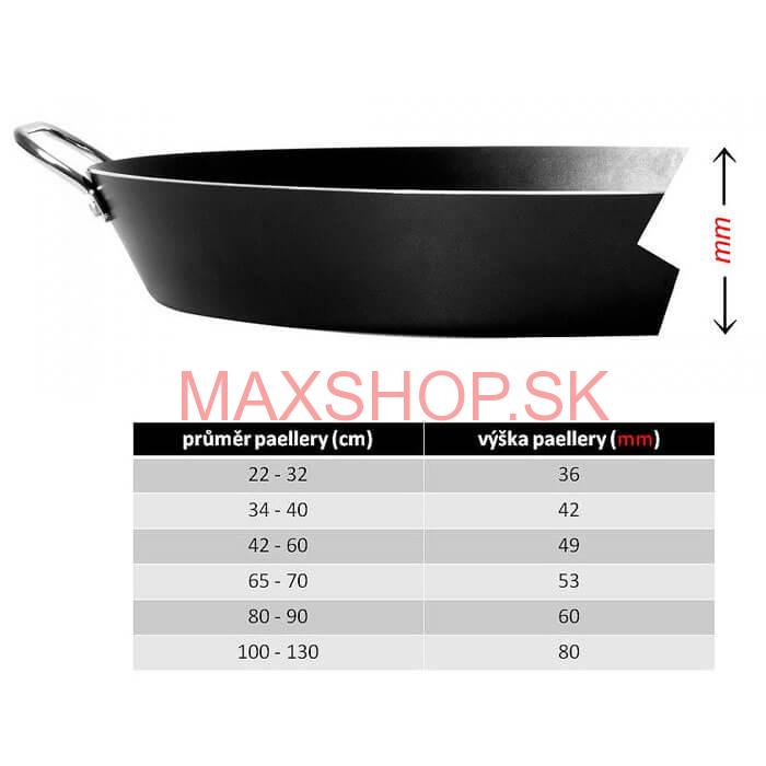 Paella panvica VACA SMALT 70 cm