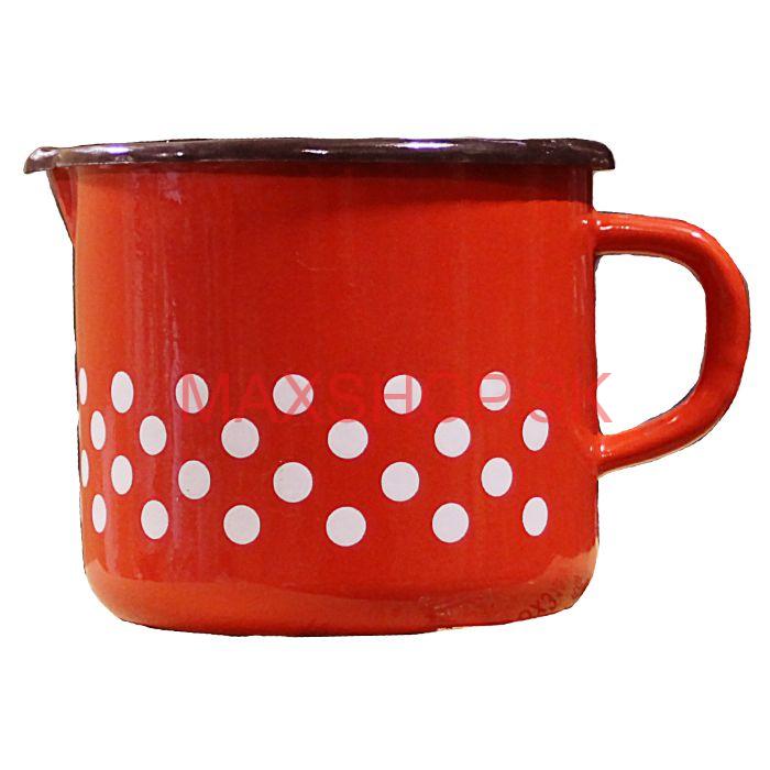 Smaltovaný hrnček 1,5 L (bodky)