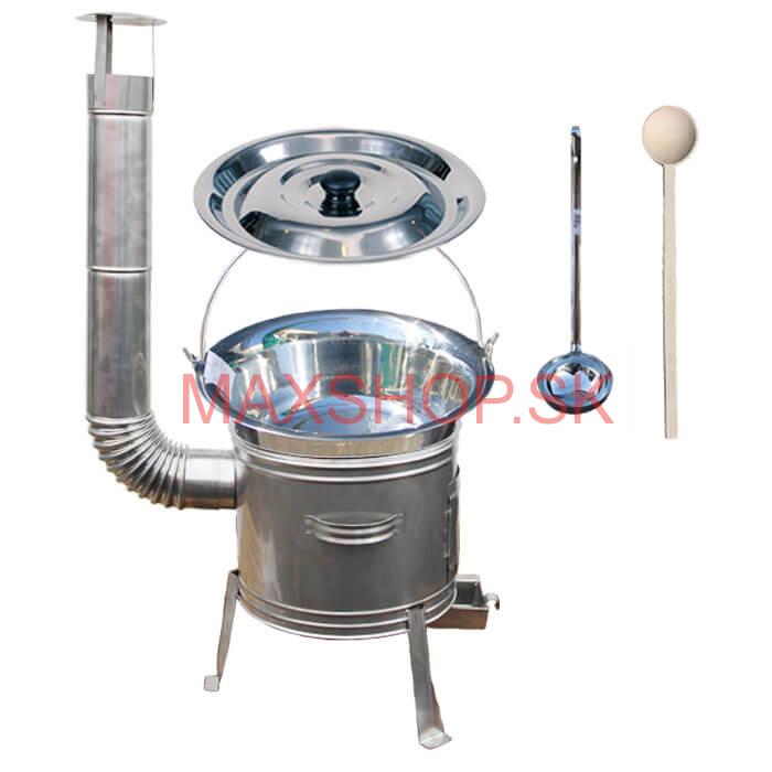 Kotlíkový set 31 cm TOPLUX + antikorový kotlík 10 L