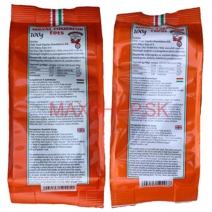 Paprikové korenie na guláš - MIX 100 g