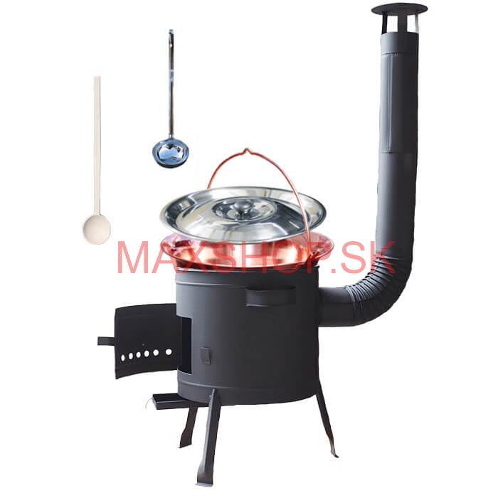 Medený kotlík 30 L (1,2 mm) + nízka kotlina 45 PLUS 600