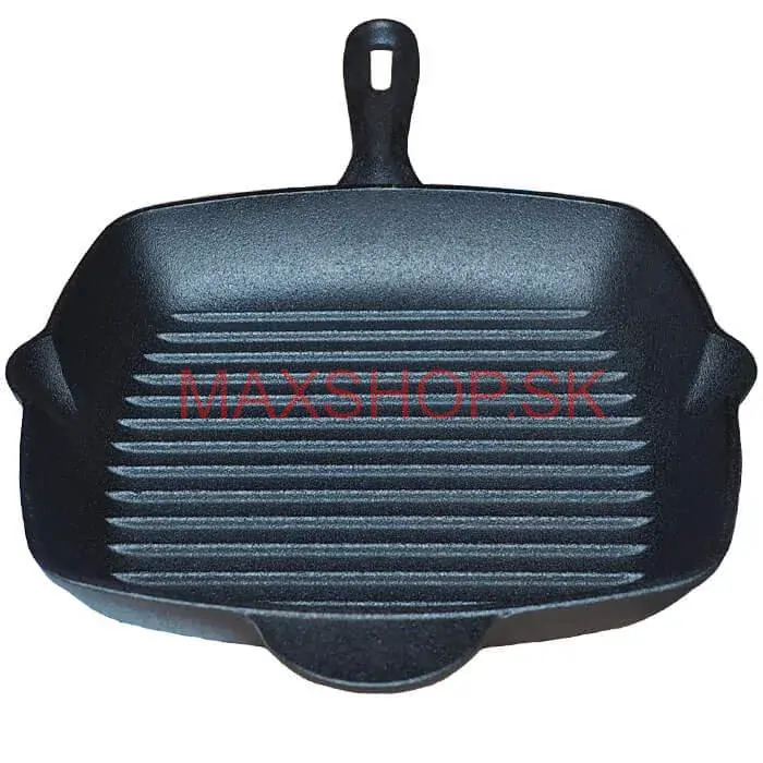 Liatinová panvica na grilovanie a pečenie 26 x 26 cm