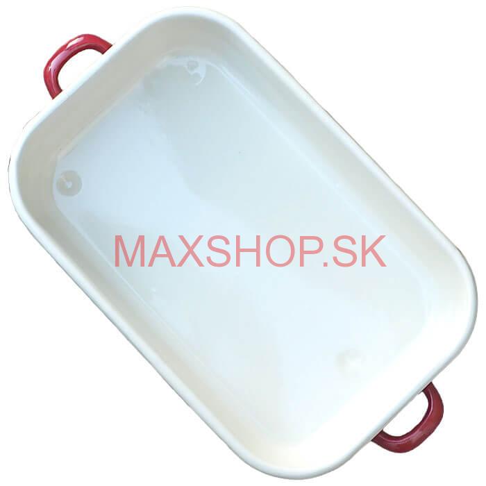 Smaltovaný pekáč 40 x 21,5 cm ČERVENÝ