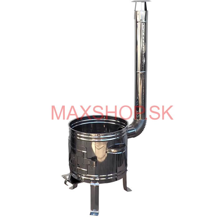 Nerezová kotlina s antikorovou úpravou 36 cm INOX