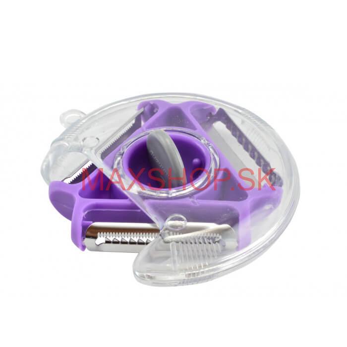 Škrabka s trojicou britov a s vykrajovačom očiek