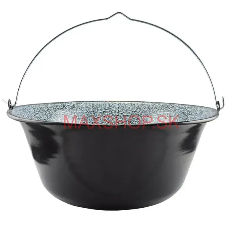 Smaltovaný kotlík 25 L + kovová kotlina 42 KOV