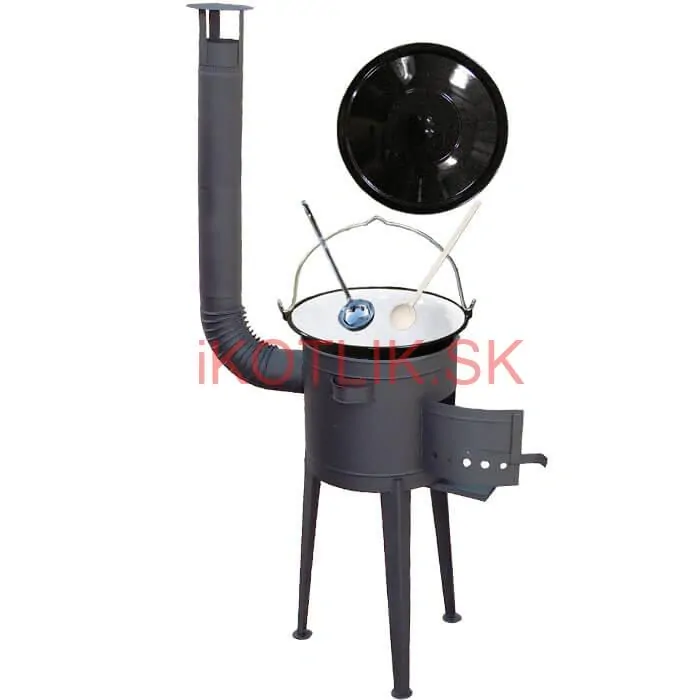 Smaltovaný kotlík 20 L (1,2 mm) + vysoká kotlina (2,0 mm) HODO 42 PLUS 600