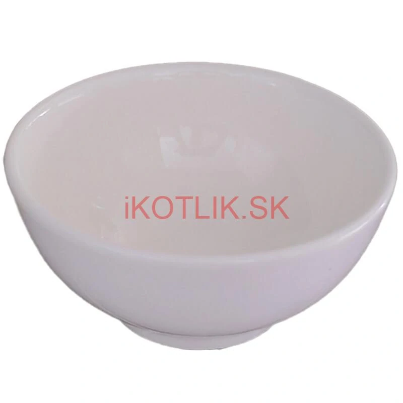 Keramické misky na servírovanie gulášu 15 cm 12 ks biele