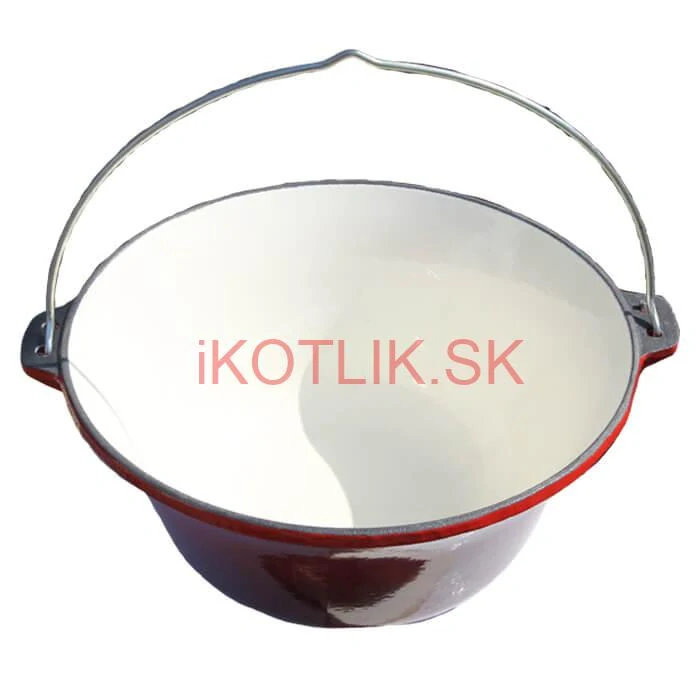 Liatinový kotlík 22 L – smaltovaný povrch