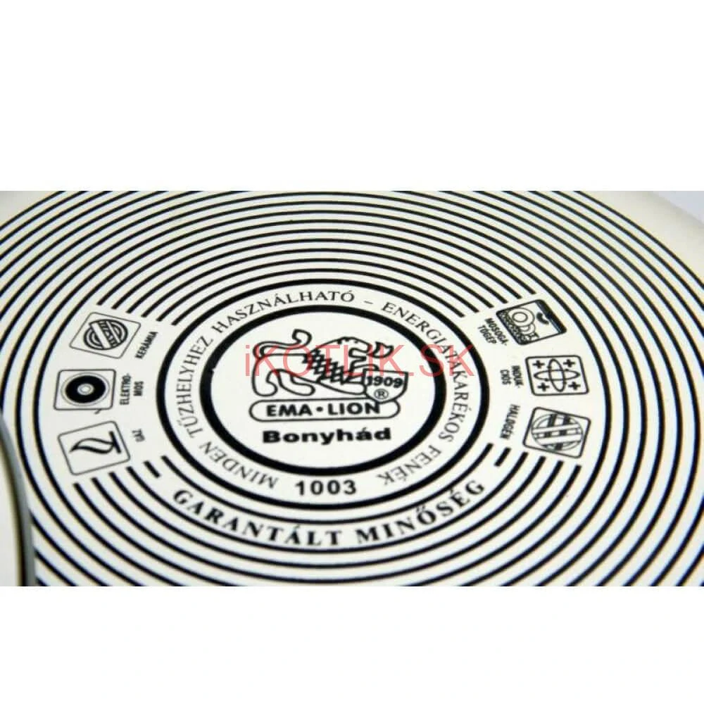 Smaltovaný hrniec s kvetinovým vzorom – Nezábudka 5,5 l + pokrievka