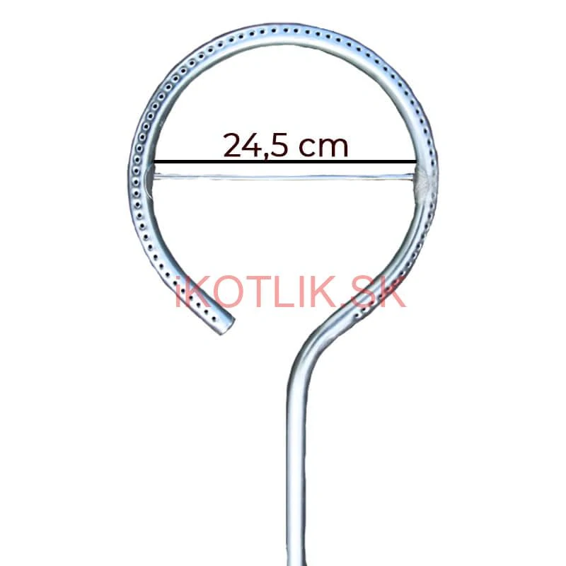 Plynový horák na bombu 24,5 cm - 3,5 kW, regulácia výkonu, s nožičkami