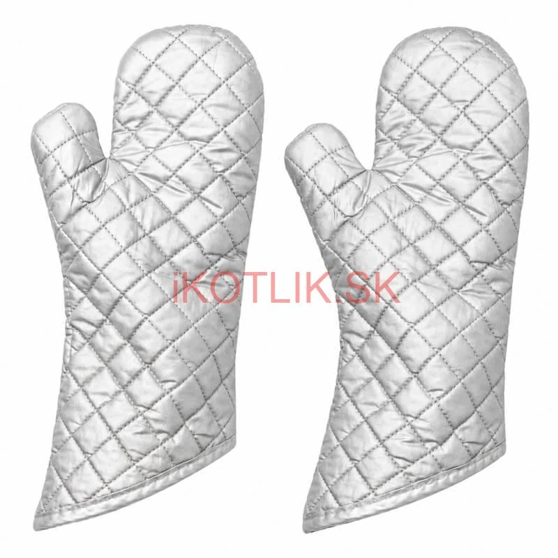 Chňapky strieborné dlhé 35 cm — sada 2 ks