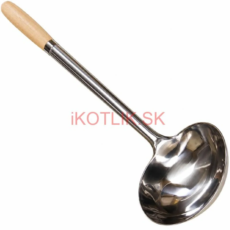Antikorová naberačka 250 ml s drevenou rúčkou – 51,5 cm