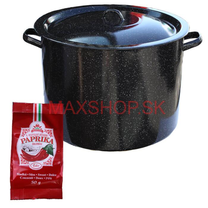 Smaltovaný hrniec 40 L + Paprika 50 g