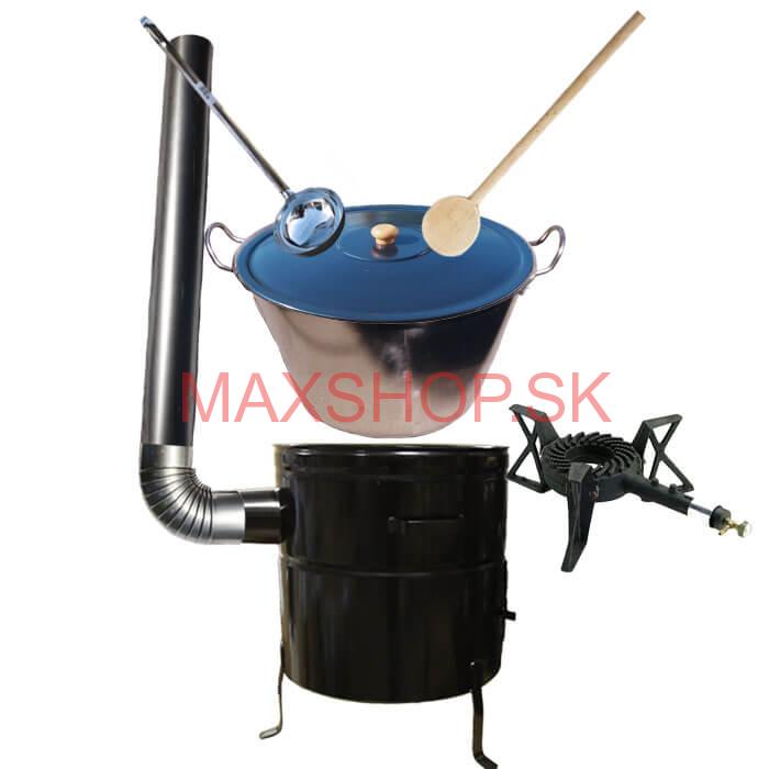 Zabíjačková súprava + nerezový kotol 70 L + horák KEMPER