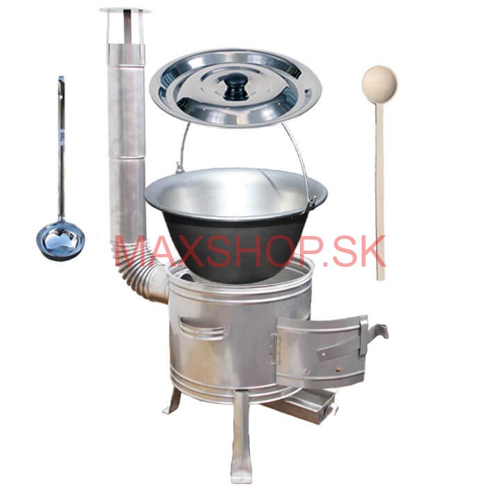 Kotlíkový set 31 cm TOPLUX + nerezový kotlík (1,5 mm) 10 L