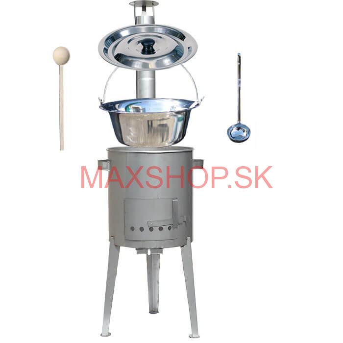 Antikorový kotlík 22 L (0,8 mm) + nerezová kotlina 42 cm LUXUS