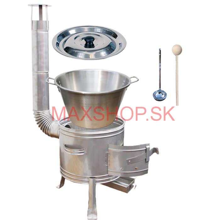 Nerezový kotol 40 L + nerezová kotlina 45 cm TOPLUX