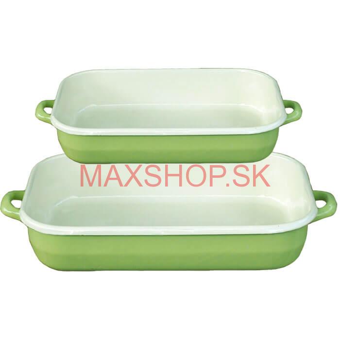 Smaltovane pekáče GREEN 2 ks