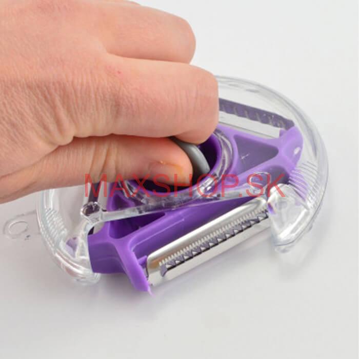 Škrabka s trojicou britov a s vykrajovačom očiek