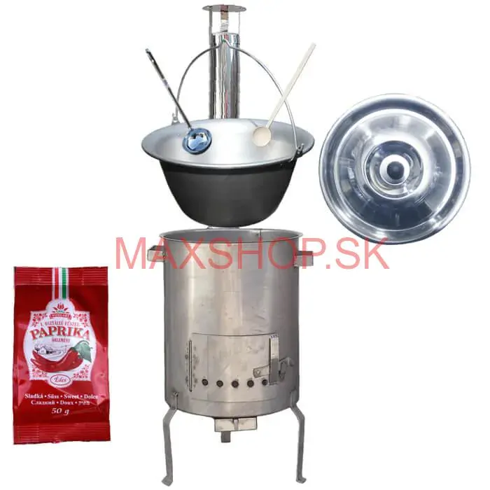 Nerezový kotlík 30 L (1,5 mm) + nerezová kotlina (1,5 mm) 45 cm STRONG EXCLUSIVE