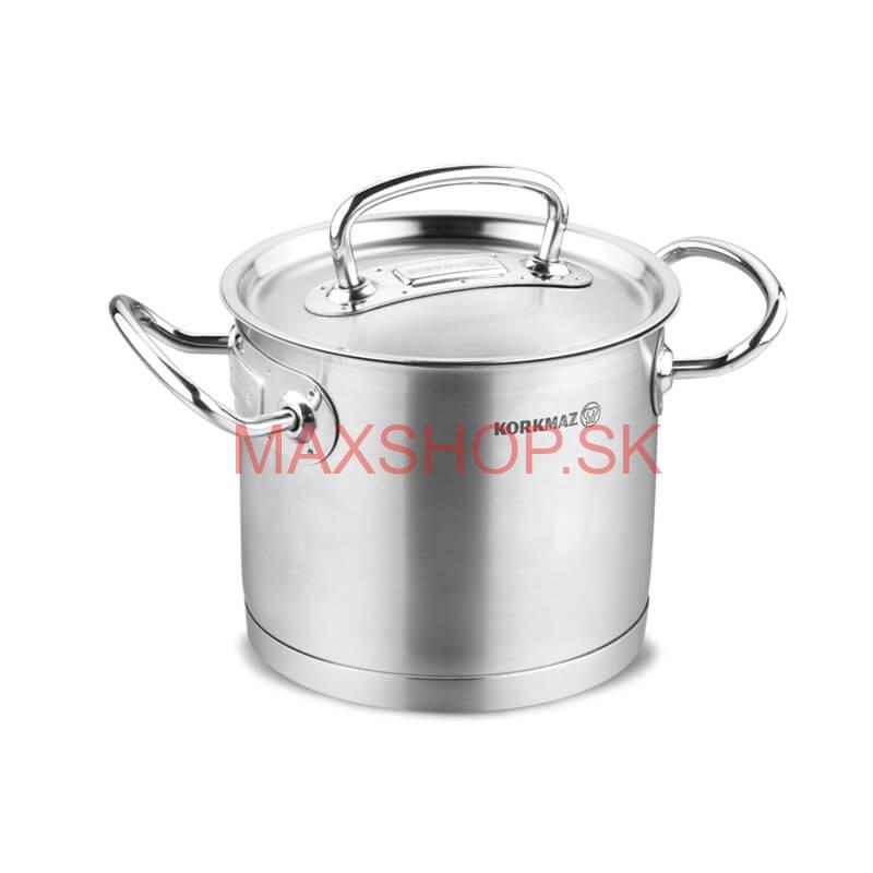 Sada nerezových hrncov s pokrievkou + rajnica 2 + 1 ks 5 L, 9 L, 1,5 L