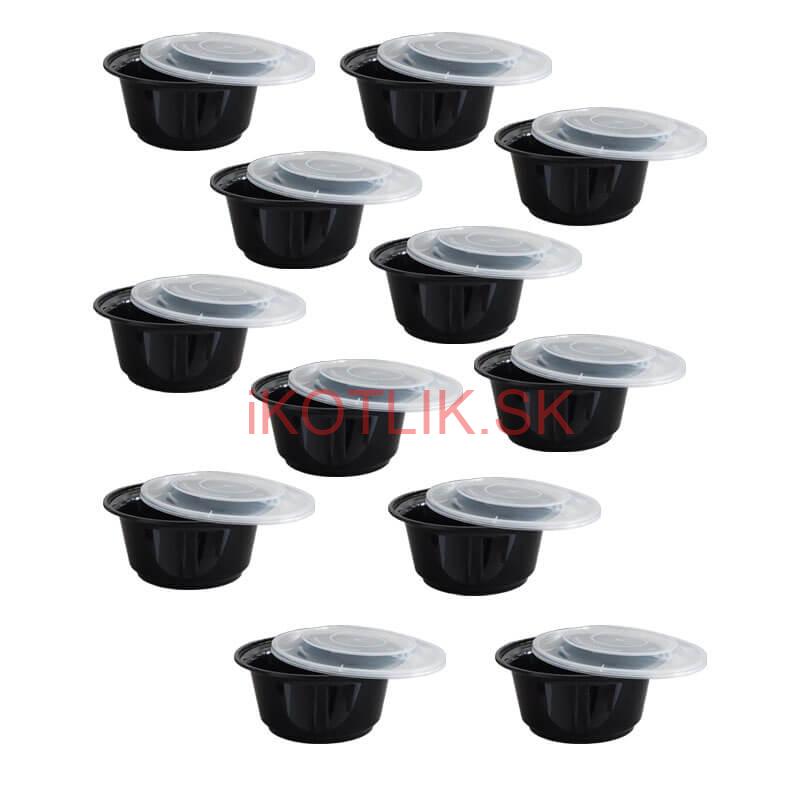 Smaltovaný kotlík 16 L + nerezová kotlina 39 INOX + misky 12 ks