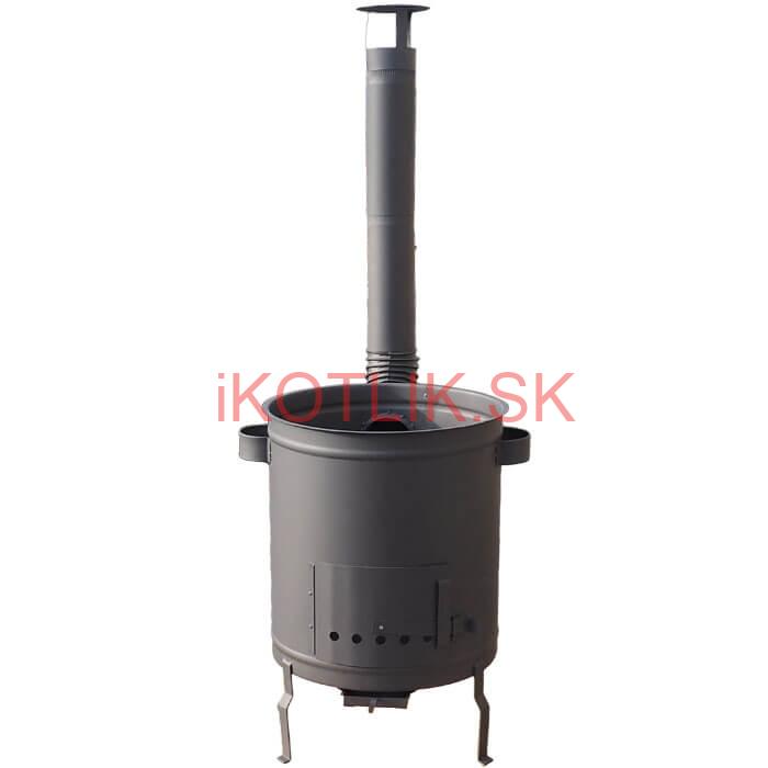 Hrubostenná kotlina 60 cm (1,5 mm) STRONG + žiaruvzdorná farba Plus 600