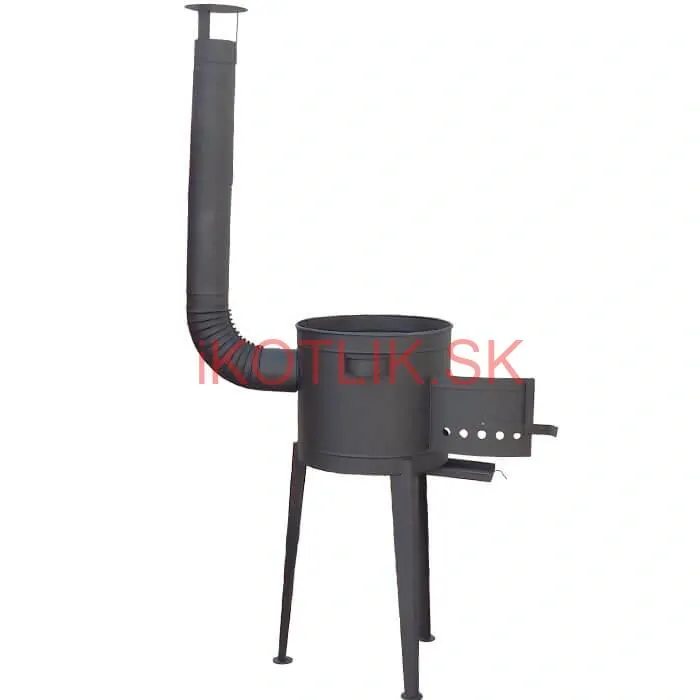 Vysoká kotlina 42 cm (2,0 mm) HODO + žiaruvzdorná farba PLUS 600