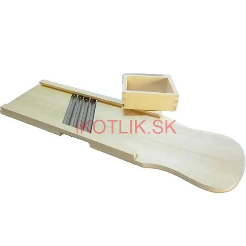 Ručný drevený krájač kapusty 4 nože 93 x 23,5 cm (obrovský)