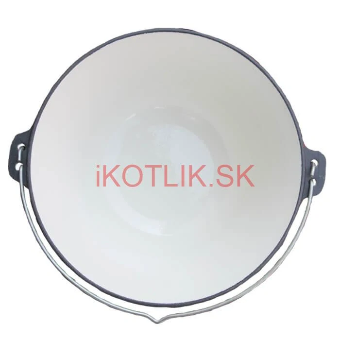 Liatinový kotlík 22 L – smaltovaný povrch
