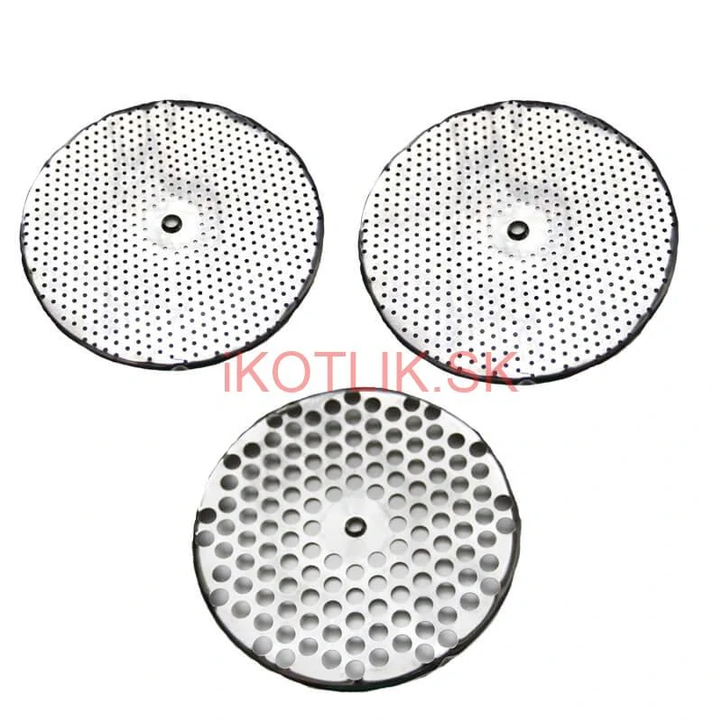 Pasírovač ORIGINAL z nehrdzavejúcej ocele – 3 výmenné sitá