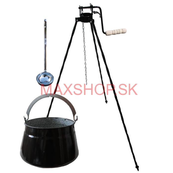 Kotlík na ryby 8 L + trojnožka s kladkou