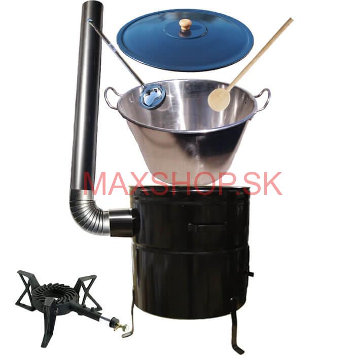 Zabíjačková súprava + nerezový kotol 70 L + horák KEMPER