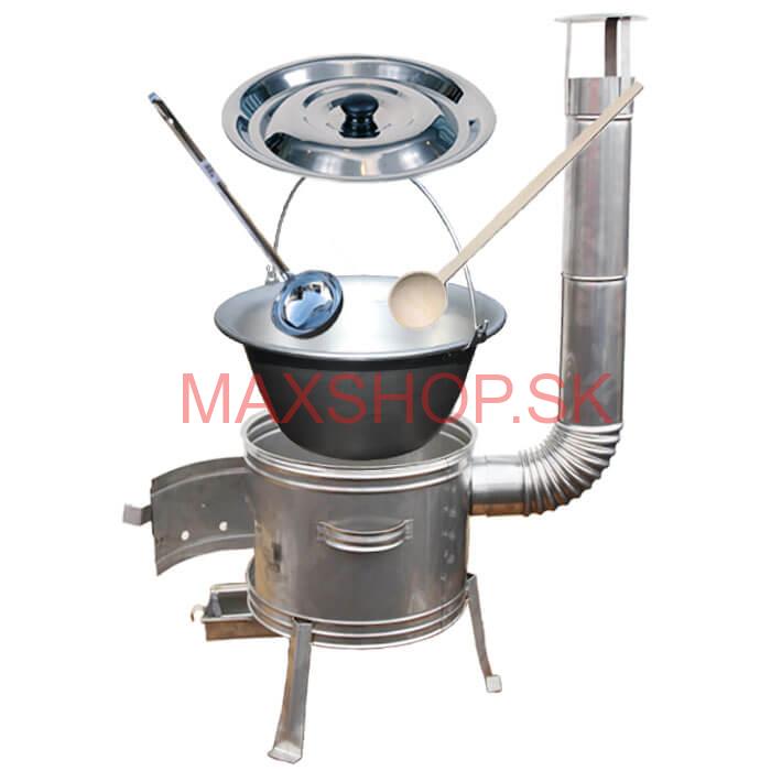 Kotlíkový set 31 cm TOPLUX + nerezový kotlík (1,5 mm) 10 L