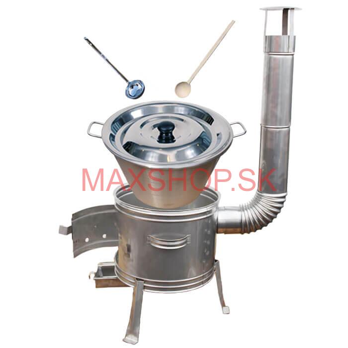 Nerezový kotol 40 L + nerezová kotlina 45 cm TOPLUX