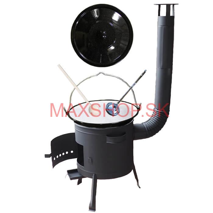 Smaltovaný kotlík 30 L + nízka kotlina 45 PLUS 600