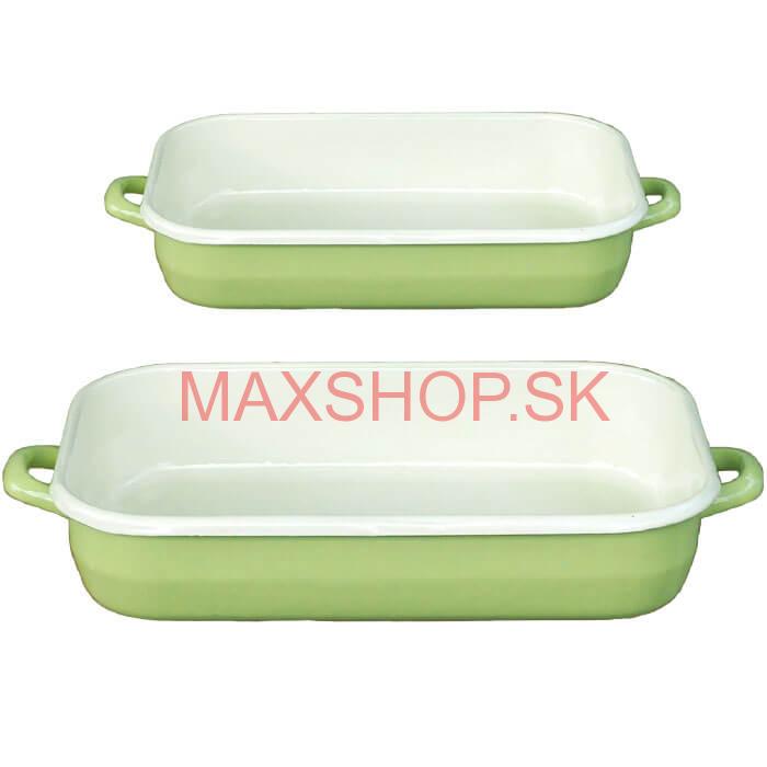 Smaltovane pekáče GREEN 2 ks