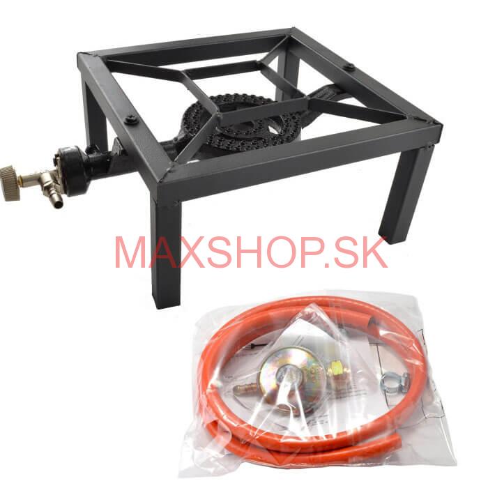 Plynový horák HU 3 kW + tlaková hadica 1,5 m + regulátor tlaku