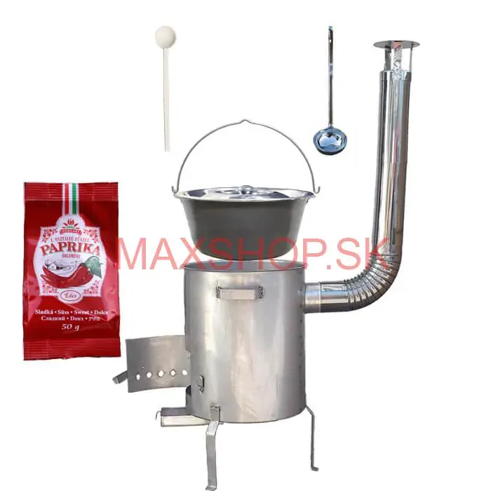 Nerezový kotlík 20 L (1,5 mm) + nerezová kotlina (1,5 mm) 39 cm STRONG EXCLUSIVE