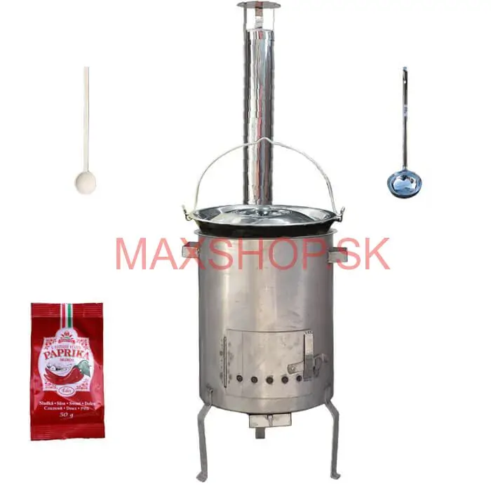 Smaltovaný kotlík 20 L (1,2 mm) + nerezová kotlina (1,5 mm) 42 cm STRONG EXCLUSIVE