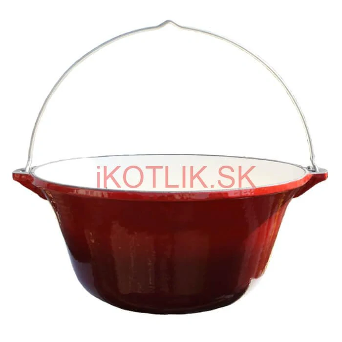 Liatinový kotlík 22 L – smaltovaný povrch