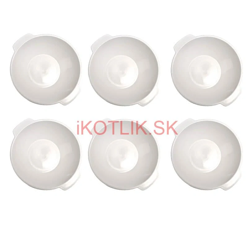 Sada 6 ks: Plastová miska na fajnový kotlíkový guláš a polievky – 750 ml