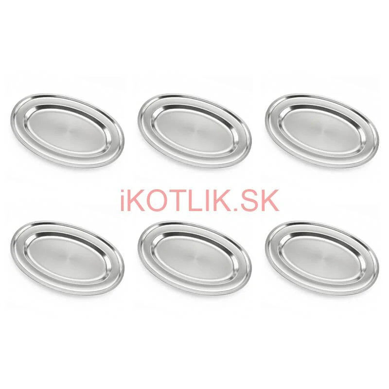 Nerezové podnosy pre catering – set 6 ks (40,5cm) - Servíruj s istotou a štýlom