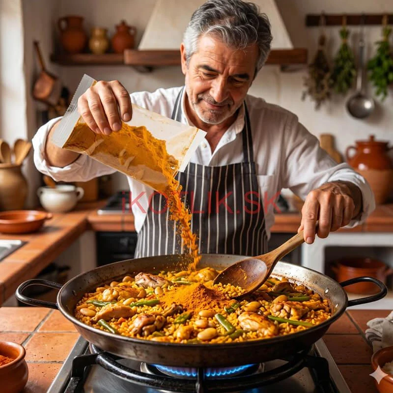 PAELLA Korenie 50 g - Prémiová Španielska Korenová Zmes s Kurkumou a Cesnakom pre Autentickú Chuť Rizota a Paelly