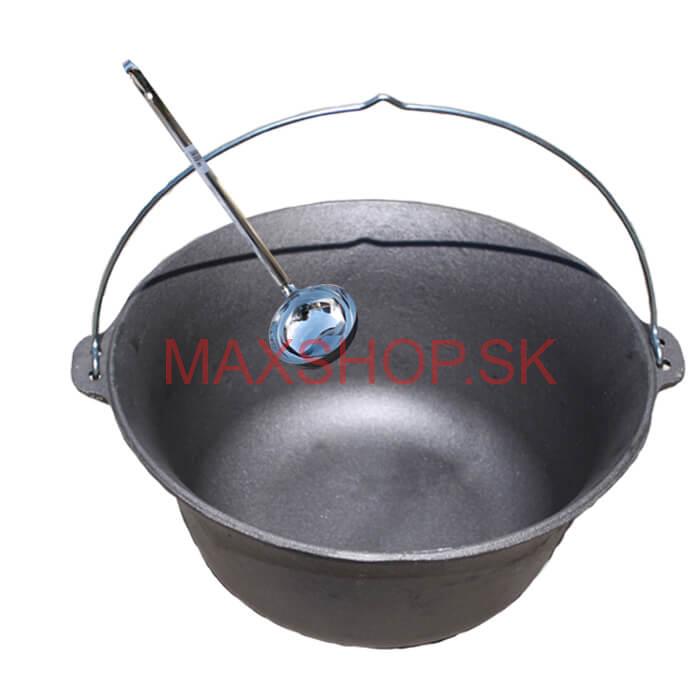 Liatinový kotlík 10,8 L + antikórová naberačka